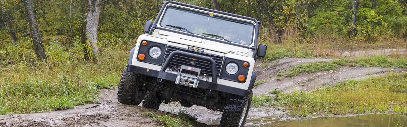 Gain A Greater Understanding Of Off Road Vehicle Control in 3 Land Rover Vehicles.<br><br>